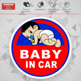 Cute Baby in Car Sticker Decal Kid on Board Van Truck Liftgate Window Decorate