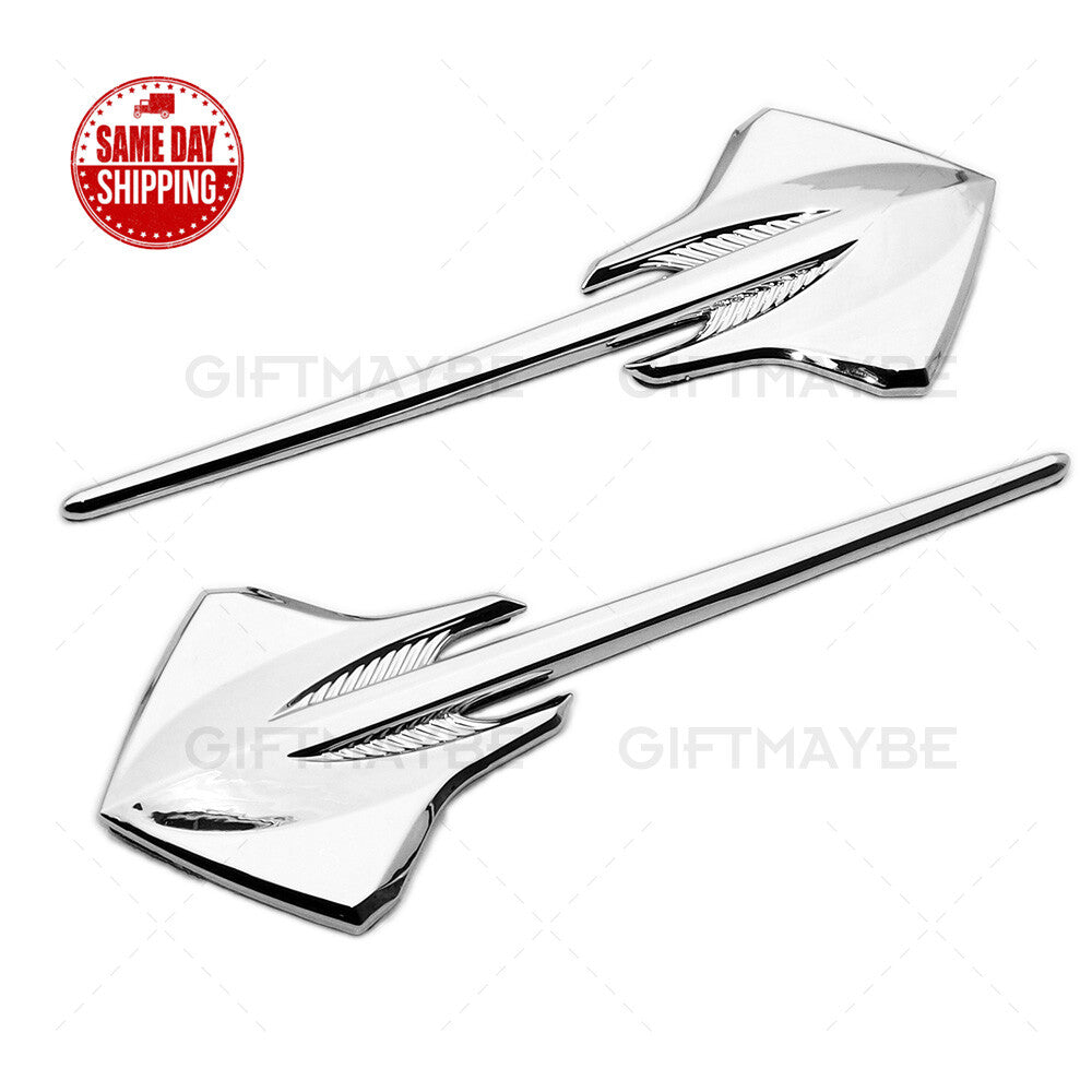 14-19 Corvette C7 OEM Chrome Front Rear Fender Set Letter Badge Emblem Sport