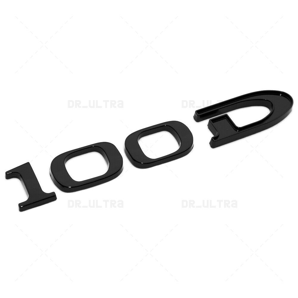 Tesla Rear Liftgate Lid Model 100D Nameplate Logo Badge Emblem Sport Gloss Black