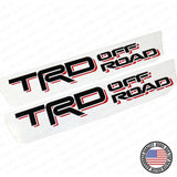 2x Toyota TRD Off Road Sport Back Pickup Bed Truck Logo Sticker Decal Decoration