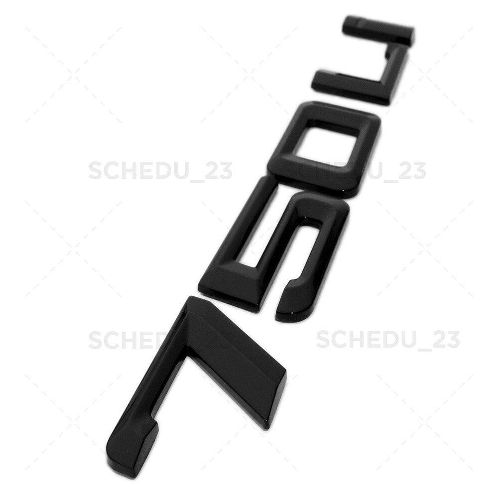 09-15 Gloss Black 750Li Trunk Lid Nameplate Emblem Badge M Performance F02 F04