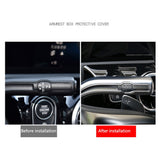 Mercedes A CLA GLA GLB Matte Silver Steering Wheel Shift Wiper Lever Cover Trim