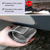 Universal Car Exhaust Pipe Tip Rear Tail Muffler Stainless Chrome 1.5" - 2.25"