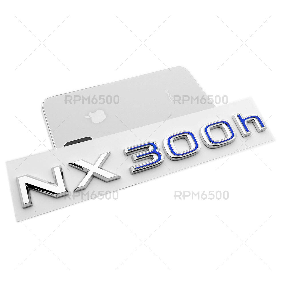 Lexus Liftgate OEM Chrome NX 300h Letter Logo Badge Car Emblem Replace F-Sport