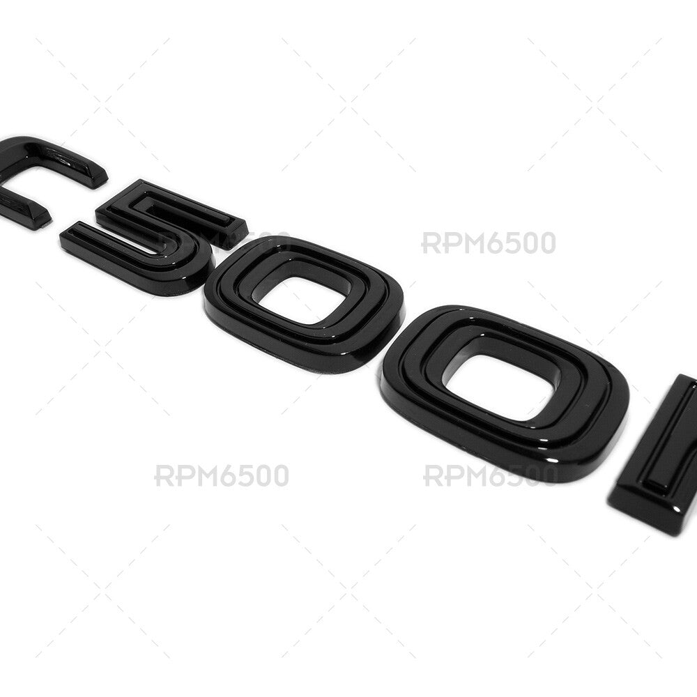 Lexus Trunk Rear LC 500h Letter Logo Badge Emblem Replace F-Sport Gloss Black