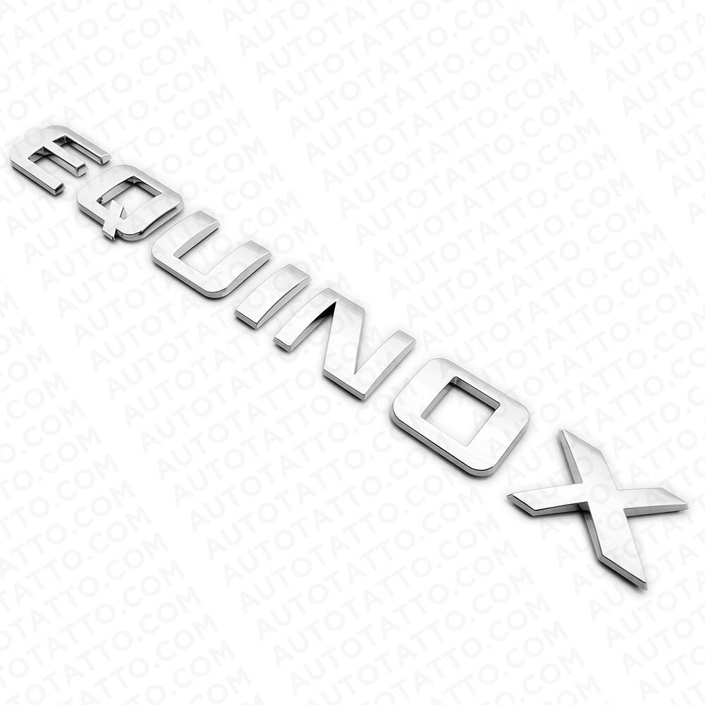 17-24 Chevy Equinox Liftgate Nameplate Letter Logo Badge Emblem Chrome