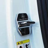 2X Stainless Steel Car Door Striker Cover Lock Buckle Cap AMG For Mercedes-Benz