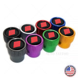 For Audi Sport Roundel Car SUV Wheels Tire Air Valve Caps Stem Dust Logo Cover