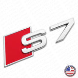 Audi S7 Rear Letter Tail Nameplate Trunk Emblem Badge Sport Sline Chrome