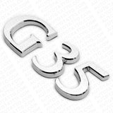 For Infiniti G35 Rear Trunk Logo Letter Badge Emblem Nameplate Sport Chrome