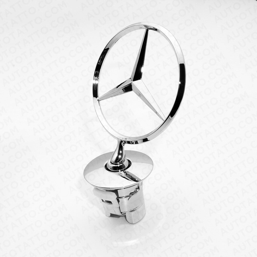 Mercedes-Benz OEM Front Hood Ornament Mounted Star Logo Badge Emblem A222