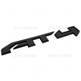 GMC Canyon Sierra AT4 Rear Tailgate Badge Logo Emblem Nameplate Gloss Blackout