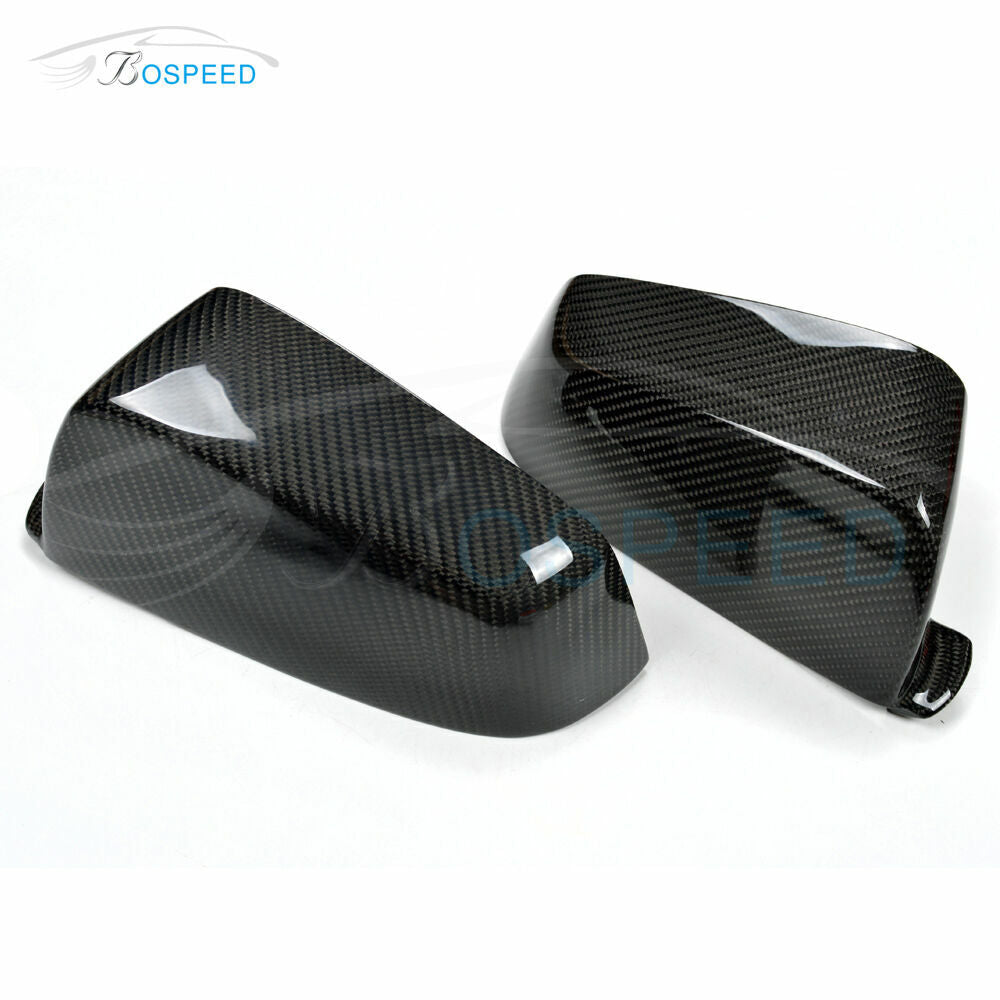 Replacement Carbon Fiber Mirror Covers For BMW E60 LCI F07 GT F12 F13 F01 F02