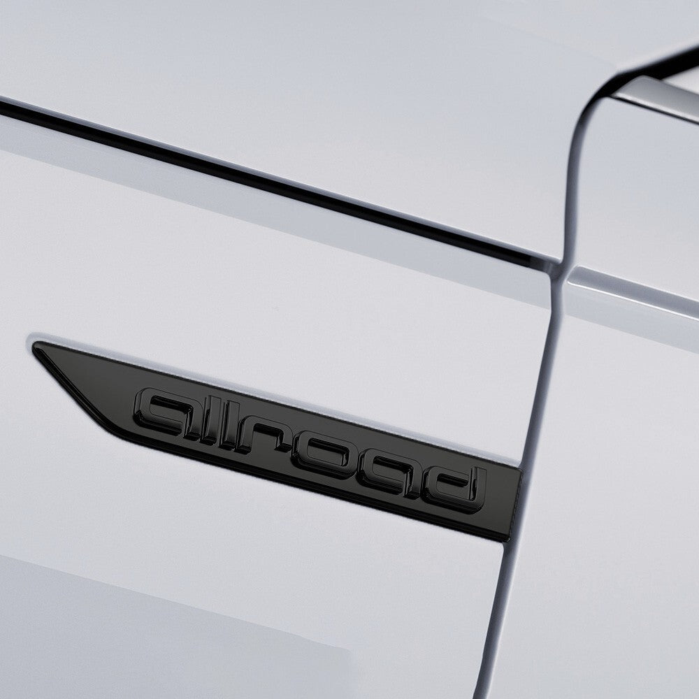 Audi Allroad Fender Left & Right Marker Nameplate Badge Emblem Sport Gloss Black