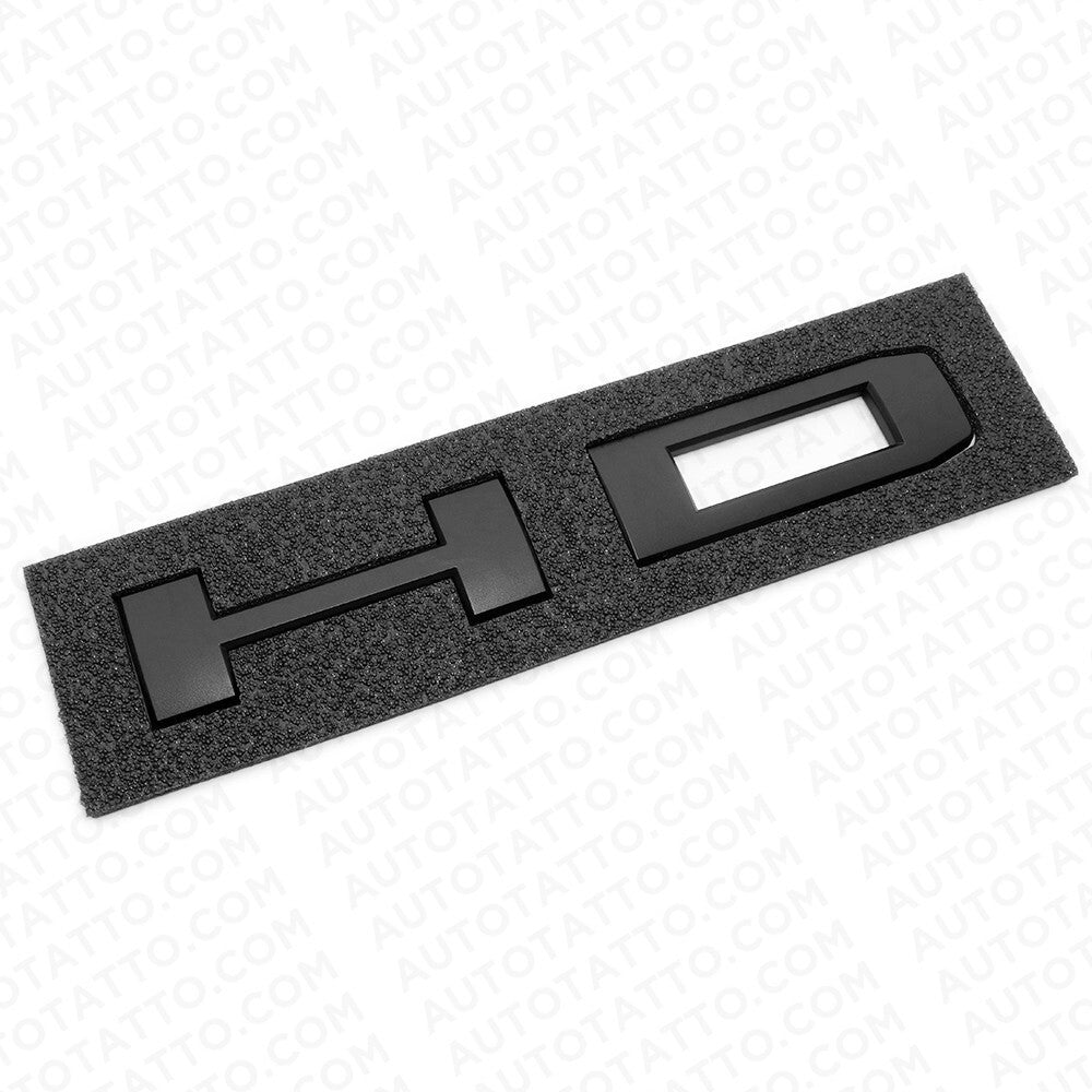 2020+ GMC Chevy HD Front Side Door Nameplates Letter 3D Emblem Matte Black