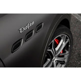 For Maserati Levante GT Side Fender Trofeo Emblem Nameplate Badge Chrome Black