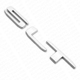 For 19-21 GMC Sierra Rear Tailgate SLT Logo Emblem Pickup Badge Nameplate Chrome
