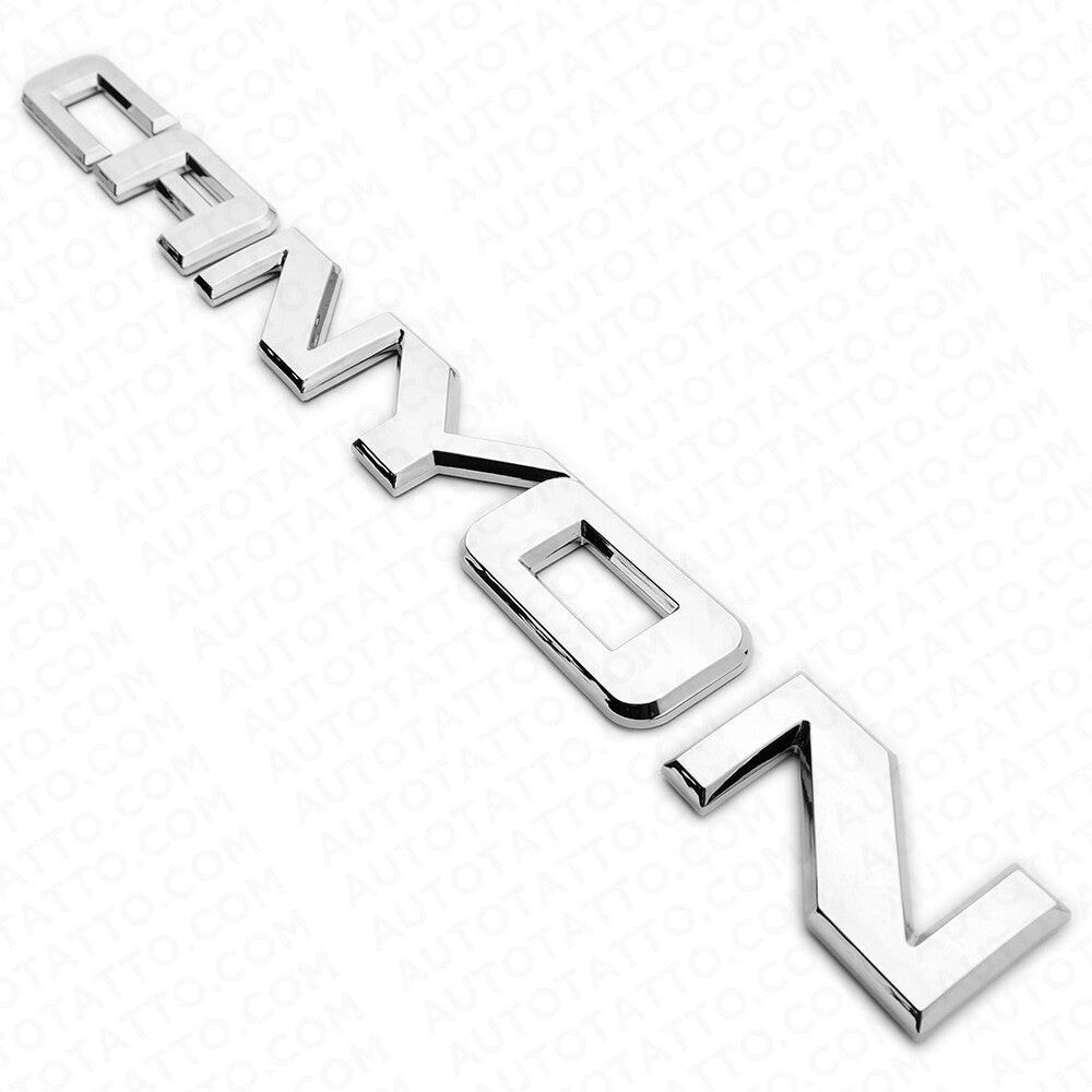 For GMC Canyon Front Door or Rear Liftgate Badge Logo Emblem Decorate Chrome