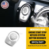 Mercedes GLA GLB CLA A Engine Start Stop Keyless Button Decorate Switch Cover