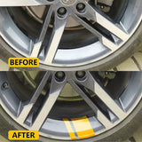 6x Car Wheels Tire Rim Vinyl Decal Racing Stripes Sport Decorate Sticker Yellow