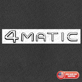 21-25 Mercedes-Benz EQ EQB EQE EQS SUV Rear 4 MATIC Letter Emblem Badge Chrome