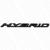Lexus 15-21 "HYBRID" Rear Door NX 300 300H Nameplate Letter Badge Emblem Black