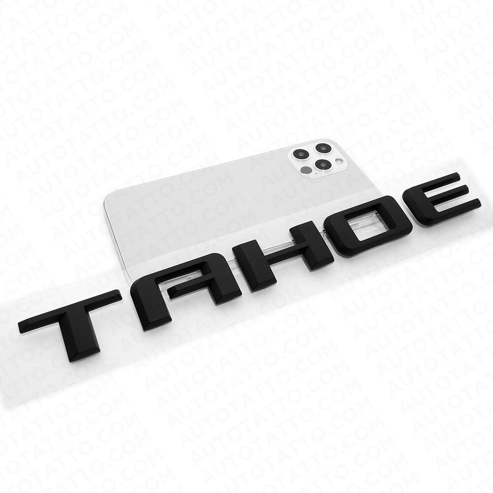 2021+ Chevy Tahoe Liftgate Nameplate Badge Letter Logo Emblem RST Matte Black