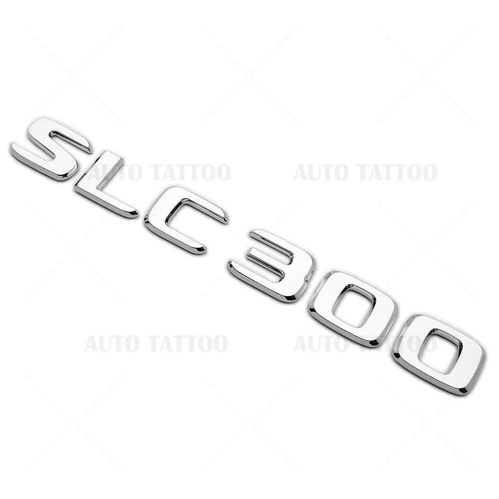 Mercedes SLC 300 Rear Letter Emblem Trunk Lid Logo Badge AMG Sport OEM Chrome