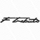 Maserati Ghibli Levante Grecale Side Fender F Tributo Emblem Badge Matte Black