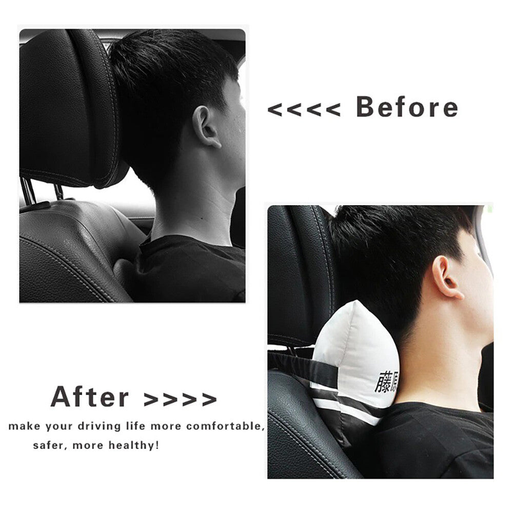 2pcs Four Seasons Automobile Cars Neck Rest Headrest Pillow Lumbar Cushion