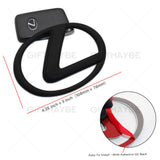 For Lexus Trunk Logo Badge Emblem Car Exterior Replace Matte Black F-Sport IS GS
