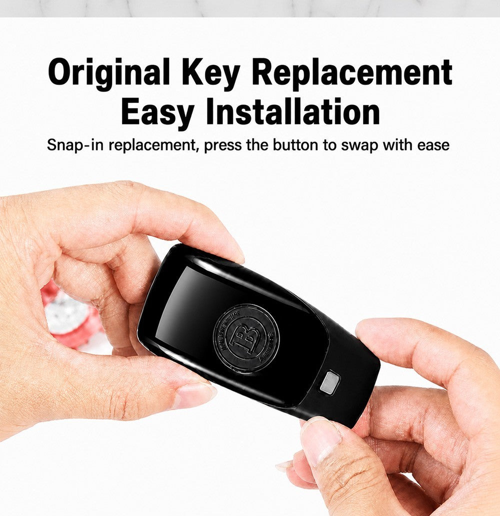 Remote Smart Key Back Cover Shell Case For Mercedes Benz 16-21 AMG A C E S-Class