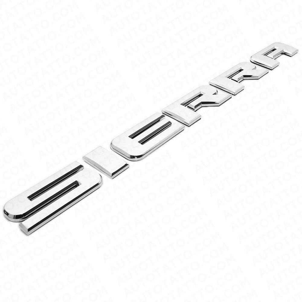 3x GMC 07-20 Sierra OEM Chrome Front Door Tailgate Badge Logo Emblem Nameplate