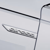 Audi Allroad Chrome Side Fender Left & Right Marker Nameplate Badge Emblem Sport