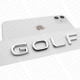 22-23 MK8 Golf Rear Truck Lid Nmaeplate Badge Emblem Chrome