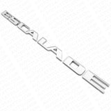 For 15-22 Cadillac Escalade Silver Rear Liftgate Nameplate Emblem Badge