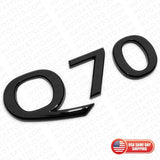 For Infiniti Q70 Rear Trunk Letter Badge Emblem Nameplate Sport Gloss Black