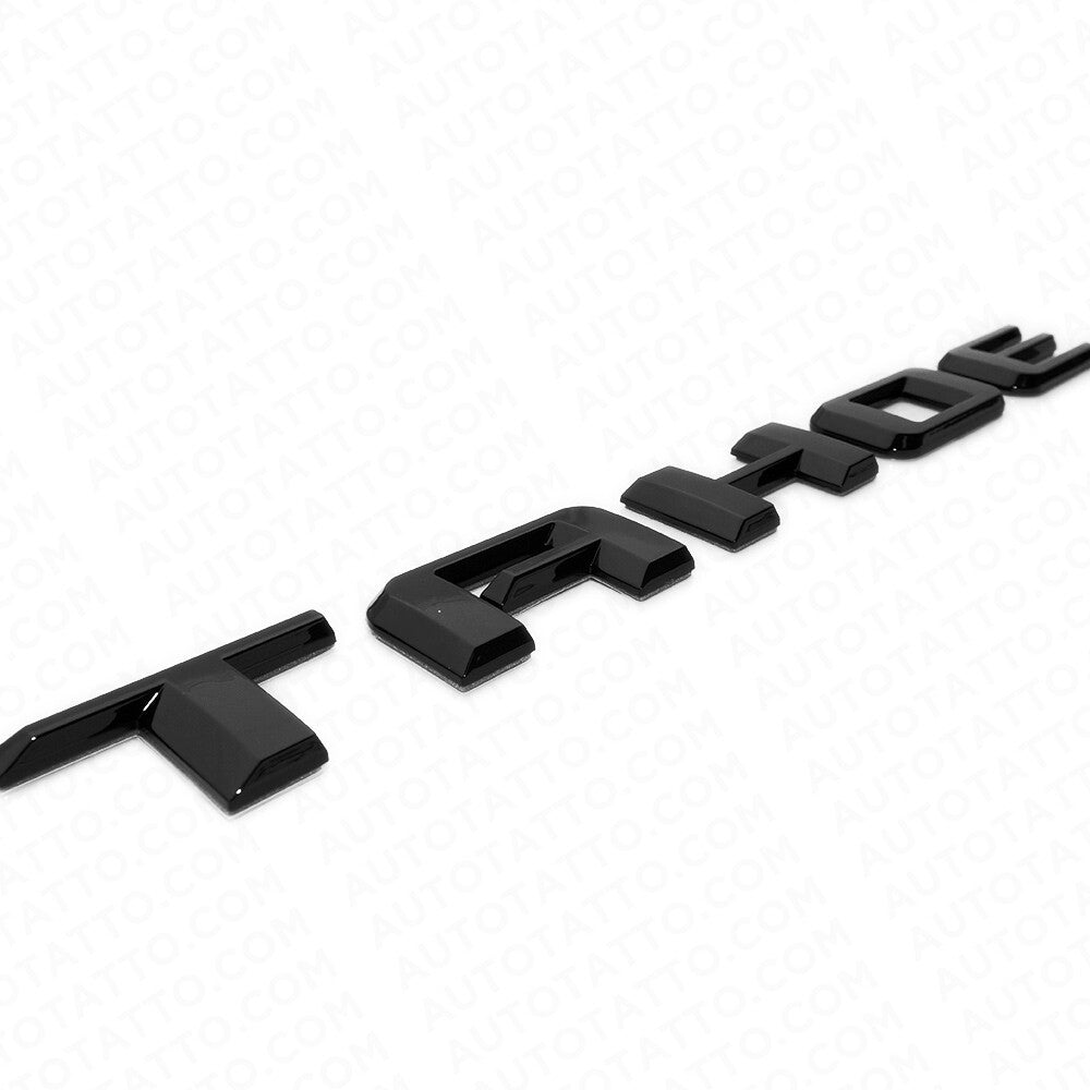 2021+ Chevy Tahoe Gloss Black Front Side Door Vehicle Nameplate Emblem Decorate