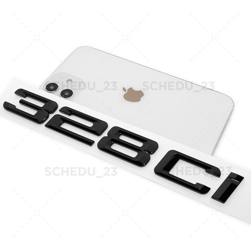 For BMW 328Ci Logo Emblem Replace Badge Car Lid M Series Performance Gloss Black