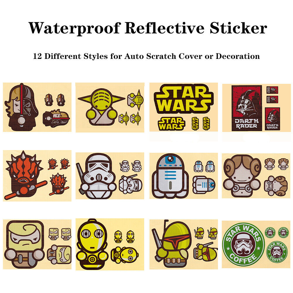 Fashion Waterproof SW Car Reflective Sticker for Auto Scratch Cover Decoration