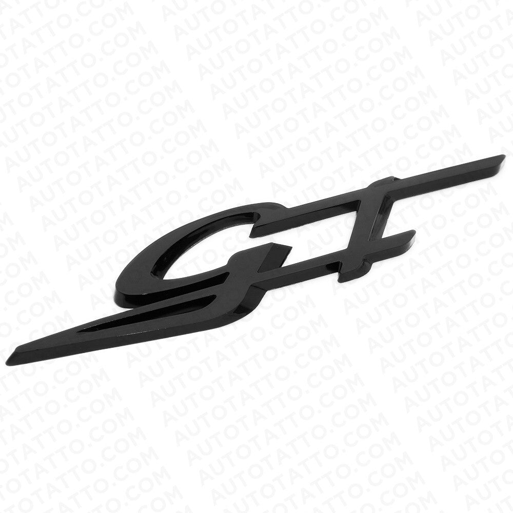 Maserati Ghibli Levante Grecale Side Fender Logo GT Emblem Badge Gloss Black