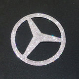 For Mercedes Front Grill Overlays Add-On Logo Emblem AMG Sport 3D Diamond Style