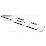 17-20 BMW 4 Series 430i Trunk Lid Nameplate Emblem Badge M Performance Chrome