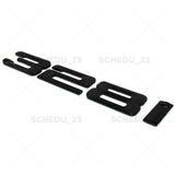 For BMW 328i Logo Emblem Replace Badge Car Lid M Series Performance Gloss Black