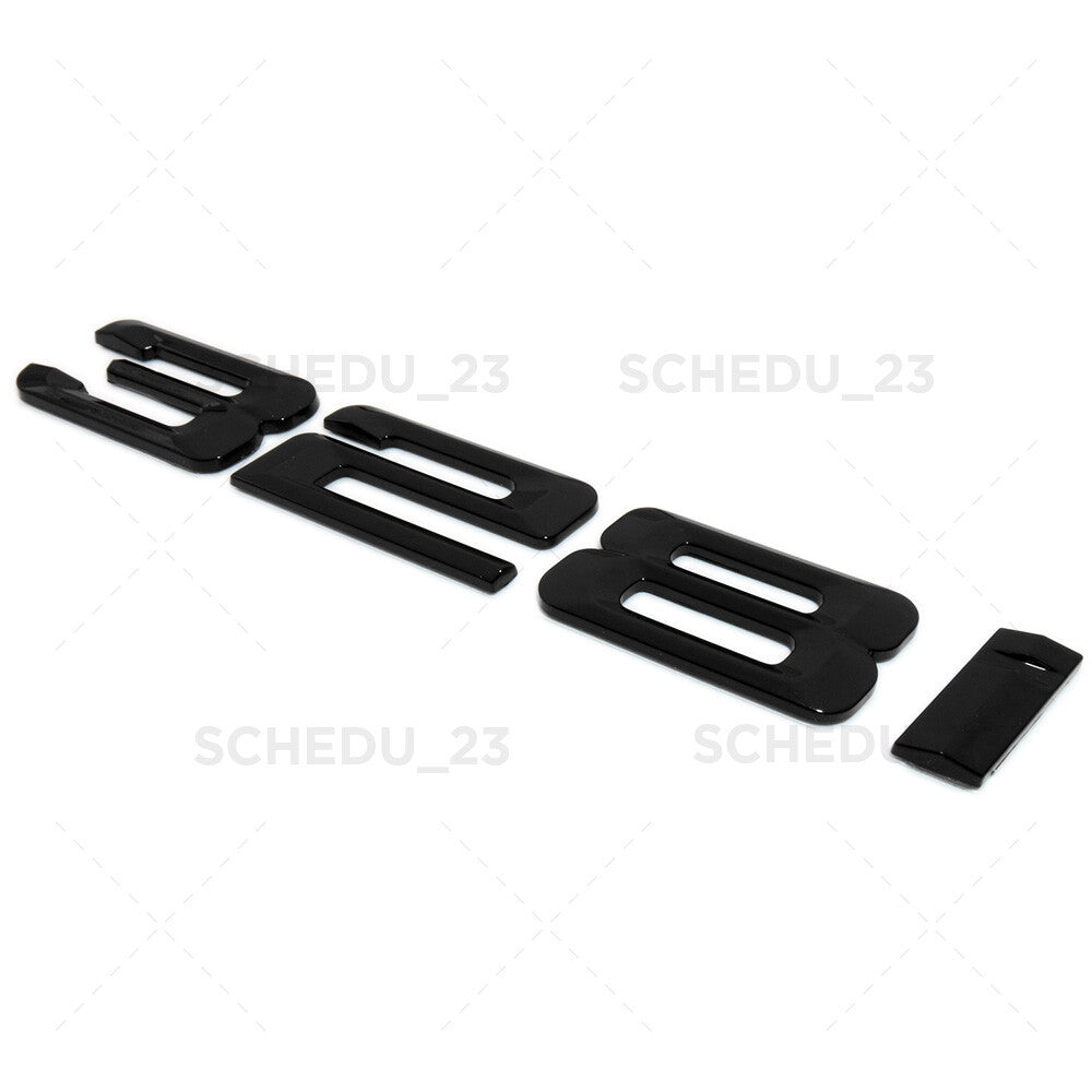 For BMW 328i Logo Emblem Replace Badge Car Lid M Series Performance Gloss Black