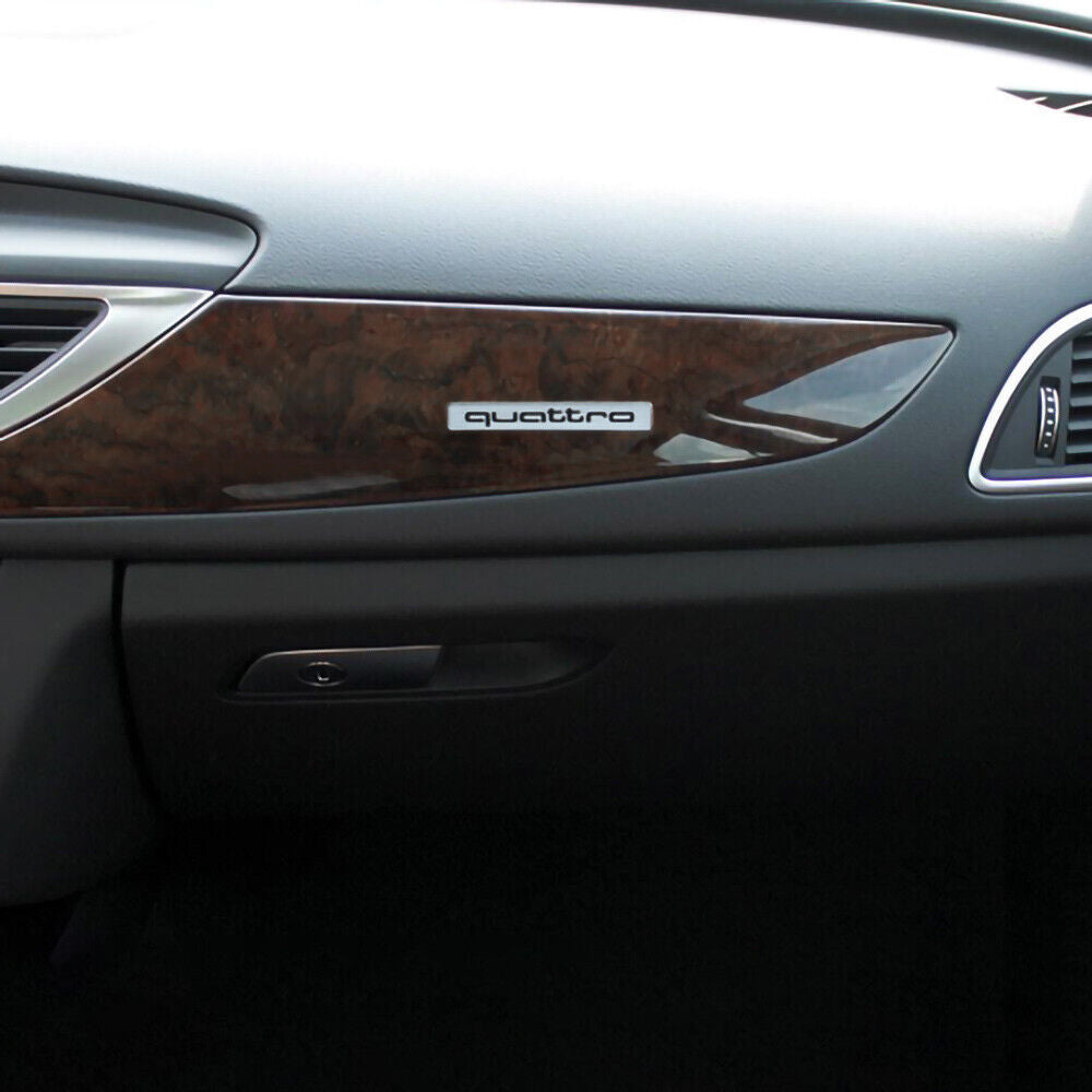 Universal Fashion Aluminum Alloy Quattro Car Decal Sticker for Auto Decoration