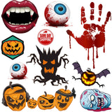 Halloween Holiday Car Body Office Kid Phone Decal Vinyl Sticker Decorate Pumpkin