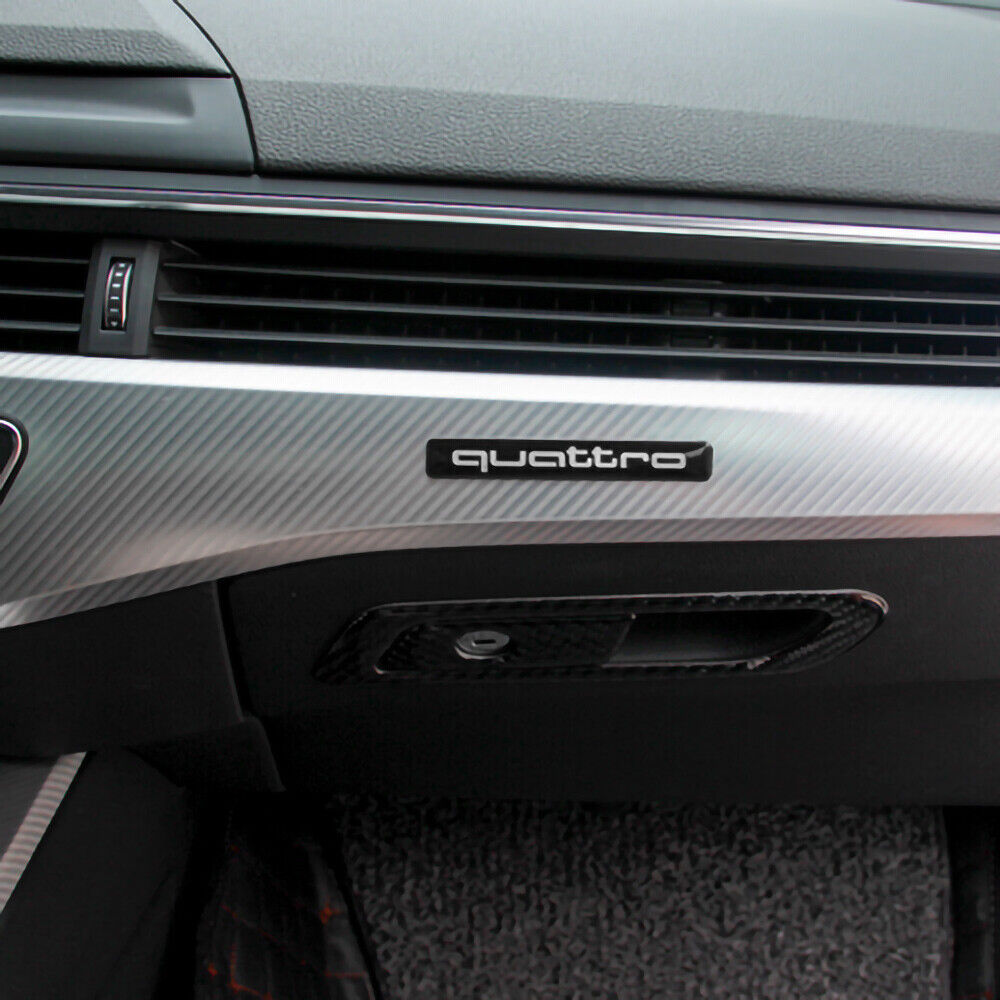 Universal Fashion Aluminum Alloy Quattro Car Decal Sticker for Auto Decoration