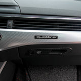 Universal Fashion Aluminum Alloy Quattro Car Decal Sticker for Auto Decoration