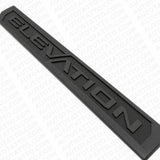 3pcs 19-23 GMC Sierra Elevation Front Door Tailgate Nameplate Emblem Matte Black